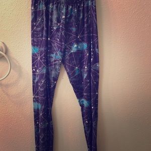 Purple Galaxy leggings